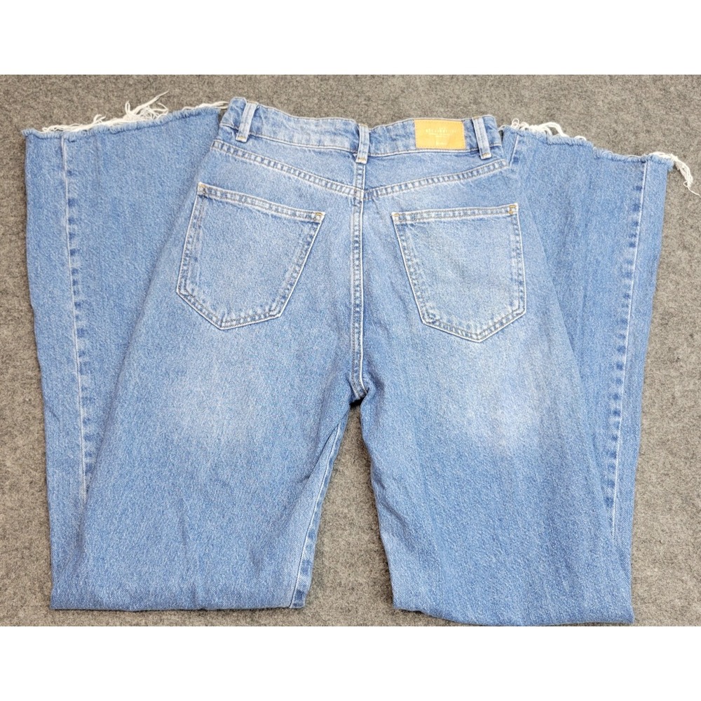 stradivarius Light Blue Straight Leg Women Jeans